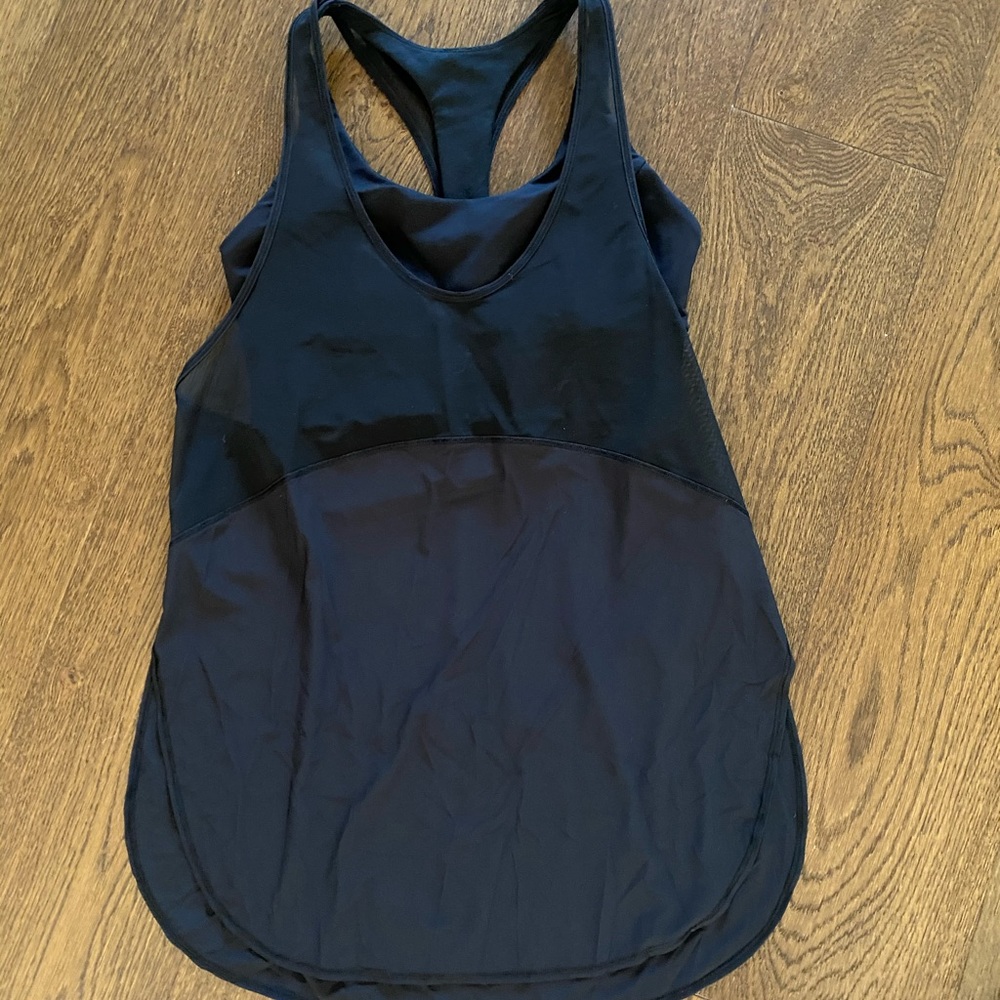 Lululemon Black Tank with Built In Bra